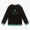 AIGNER Teen Boys Black Cotton Sweatshirt -Boss Sale Store aigner teen boys black cotton sweatshirt 482681 9f45ff9d7e78ac8d25b0769d5304bfb9735d6e3f