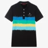 AIGNER Teen Boys Black Spray Paint Polo Shirt -Boss Sale Store aigner teen boys black spray paint polo shirt 482684 e2640e99590e7ccd479c222c7fa487ca897d9758