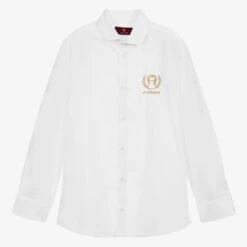 AIGNER Teen White Logo Shirt