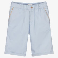 Alviero Martini Teen Boys Blue Cotton Shorts