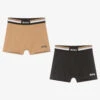BOSS Teen Boys Black & Beige Boxers (2 Pack) -Boss Sale Store boss teen boys black beige boxers 2 pack 504441 01454a250c2dee254bb2667b0e8d68081c4945a7