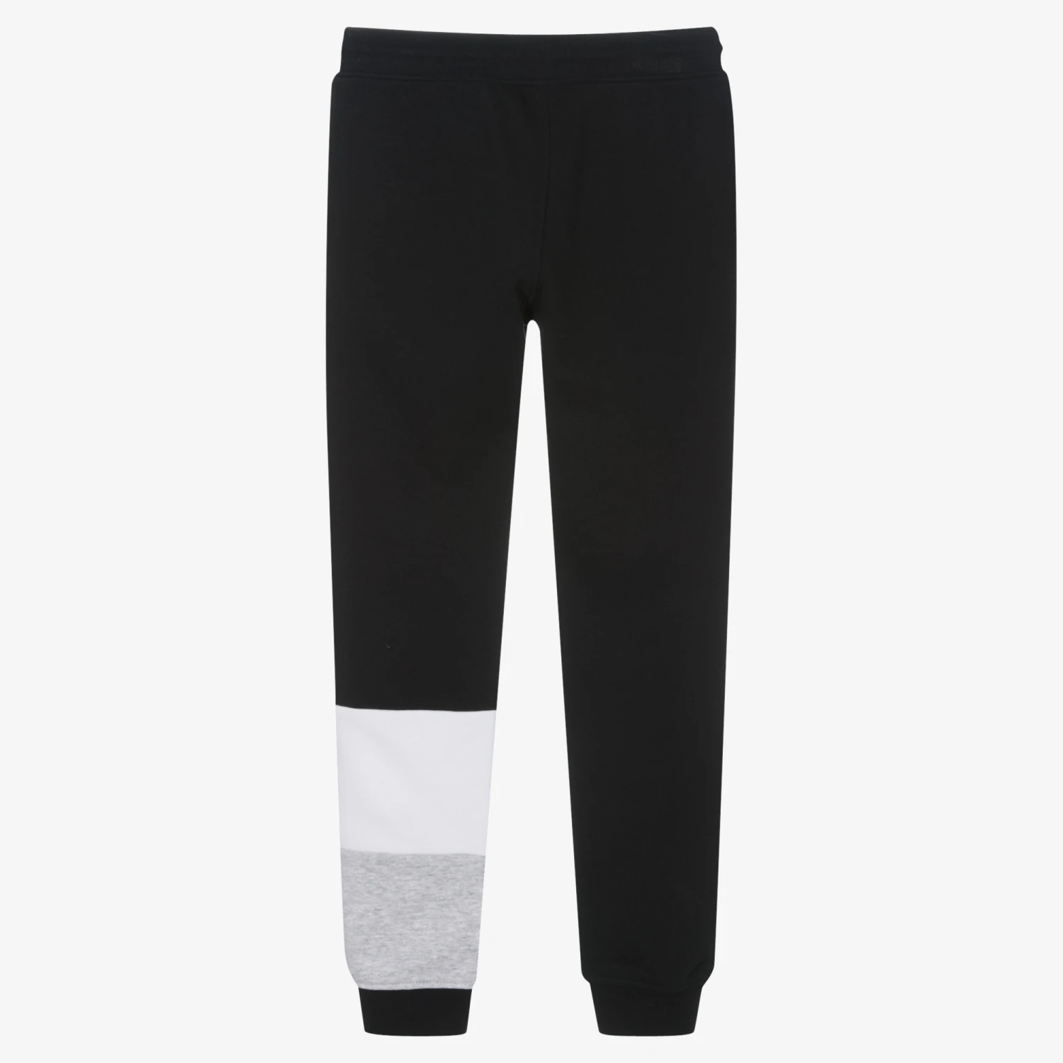 BOSS Teen Boys Black Cotton Jersey Joggers 4 BOSS Teen Boys Black Cotton Jersey Joggers - Image 2