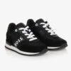 BOSS Teen Boys Black Suede Leather Logo Trainers -Boss Sale Store boss teen boys black suede leather logo trainers 500885 9c4e15167fa7501994f64b8902f75969615fb439