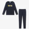 BOSS Teen Boys Navy Blue Pyjamas -Boss Sale Store boss teen boys navy blue pyjamas 467614 a537725ddb2c5dc10fa329b547ecf7b8c7e9a97b