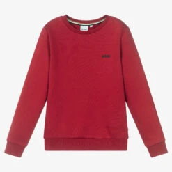 BOSS Teen Boys Red Sweatshirt