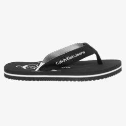 Calvin Klein Jeans Teen Black Logo Flip-Flops -Boss Sale Store calvin klein teen black logo flip flops 441093 80fc01d01a239ebcedd8150131a63a3c58d04a38