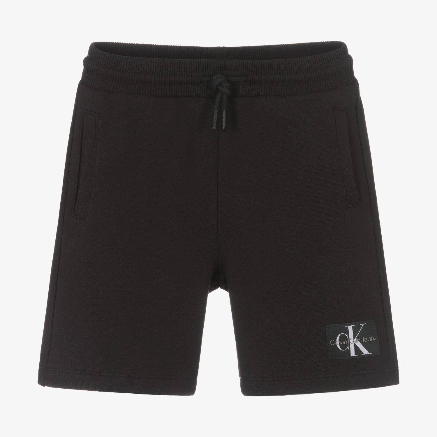 Calvin Klein Jeans Teen Boys Black Cotton Logo Shorts 3 Calvin Klein Jeans Teen Boys Black Cotton Logo Shorts