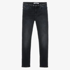 Calvin Klein Jeans Teen Boys Black Skinny Jeans