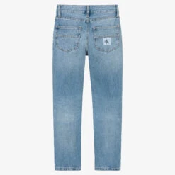 Calvin Klein Jeans Teen Boys Mid-Blue Straight Leg Denim Jeans -Boss Sale Store calvin klein teen boys mid blue straight leg denim jeans 485517 76557ef52af522322f347322941f5ac923d4d999