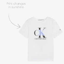 Calvin Klein Jeans Teen Boys White Reveal Monogram Logo T-Shirt -Boss Sale Store calvin klein teen boys white reveal monogram logo t shirt 485567 44a6e91eecdb060211ecb9c4f07fb2f575a74d98