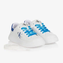 Calvin Klein Jeans Teen White & Blue Logo Trainers 9 Calvin Klein Jeans Teen White & Blue Logo Trainers -Boss Sale Store calvin klein teen white blue logo trainers 505074 052255699f54d4782ee7c7a13c11da457240c95d