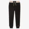 DKNY Teen Boys Black Logo Joggers
