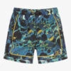 Dolce & Gabbana Teen Blue Marble Swim Shorts