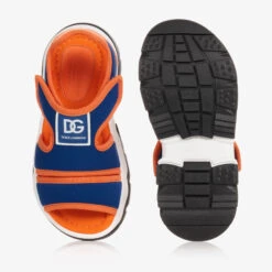 Dolce & Gabbana Teen Boys Blue & Orange Sandals -Boss Sale Store dolce gabbana teen boys blue orange sandals 486889 a0e09511cb3f3b97782a86c4f83de0f3324a7a63