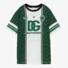 Dolce & Gabbana Teen Boys Green Crossover DG Varsity T-Shirt