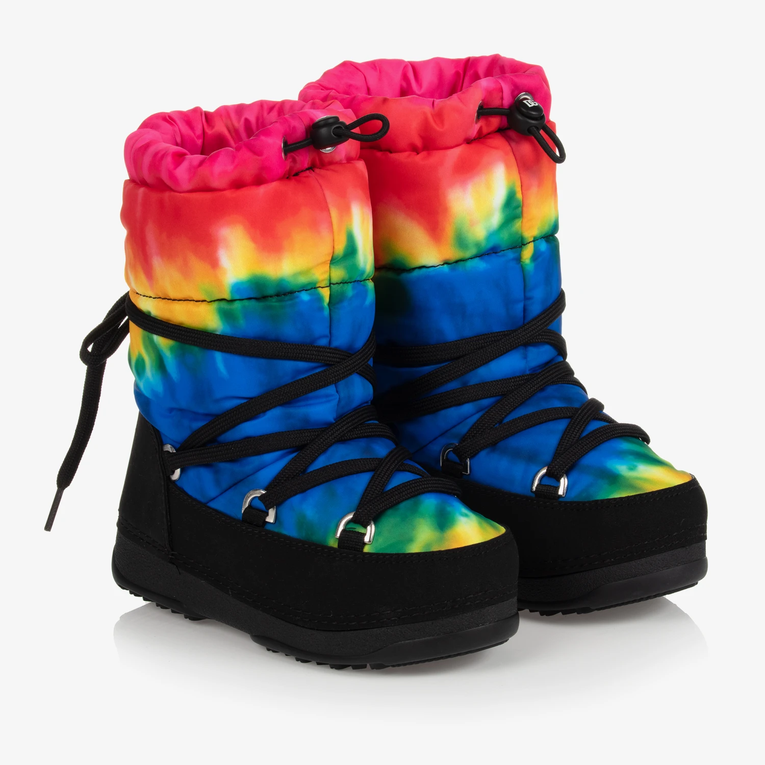 Dolce & Gabbana Teen Tie Dye Logo Snow Boots 3 Dolce & Gabbana Teen Tie Dye Logo Snow Boots
