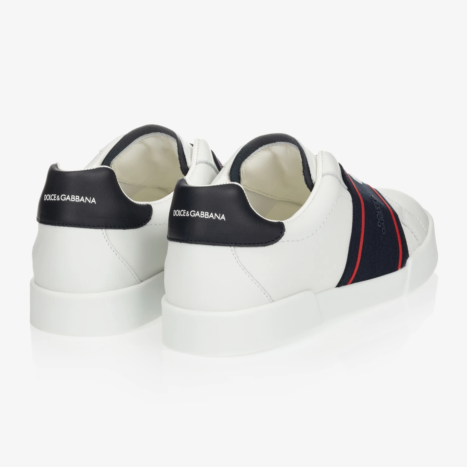 Dolce & Gabbana Teen White Logo Trainers 4 Dolce & Gabbana Teen White Logo Trainers - Image 2
