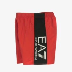 EA7 Emporio Armani Teen Boys Red & Black Logo Swim Shorts -Boss Sale Store ea7 emporio armani teen boys red black logo swim shorts 499999 6cdb86df8ac31ad00f16d4385a5b31301747e808
