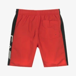 EA7 Emporio Armani Teen Boys Red & Black Logo Swim Shorts -Boss Sale Store ea7 emporio armani teen boys red black logo swim shorts 499999 ba53478015e2c577b9c1ac32b5c76e768ad271d2