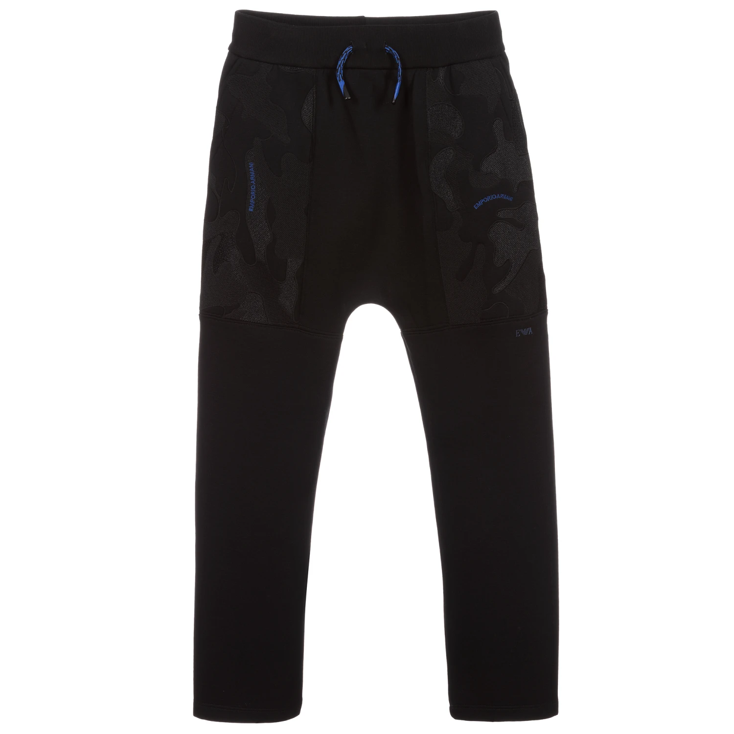 Emporio Armani Teen Black Logo Joggers 3 Emporio Armani Teen Black Logo Joggers