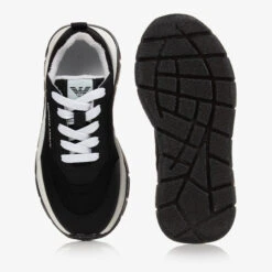 Emporio Armani Teen Boys Black Logo Trainers -Boss Sale Store emporio armani teen boys black logo trainers 475724 2f34eaeffe59b6f5f730e33973381afbc906b099