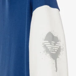 Emporio Armani Teen Boys Blue Colourblock Hoodie -Boss Sale Store emporio armani teen boys blue colourblock hoodie 499683 386e50eb83fb5aebd55bc60d4c2949d89c16bbd3