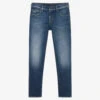 Emporio Armani Teen Boys Blue Denim Regular Jeans