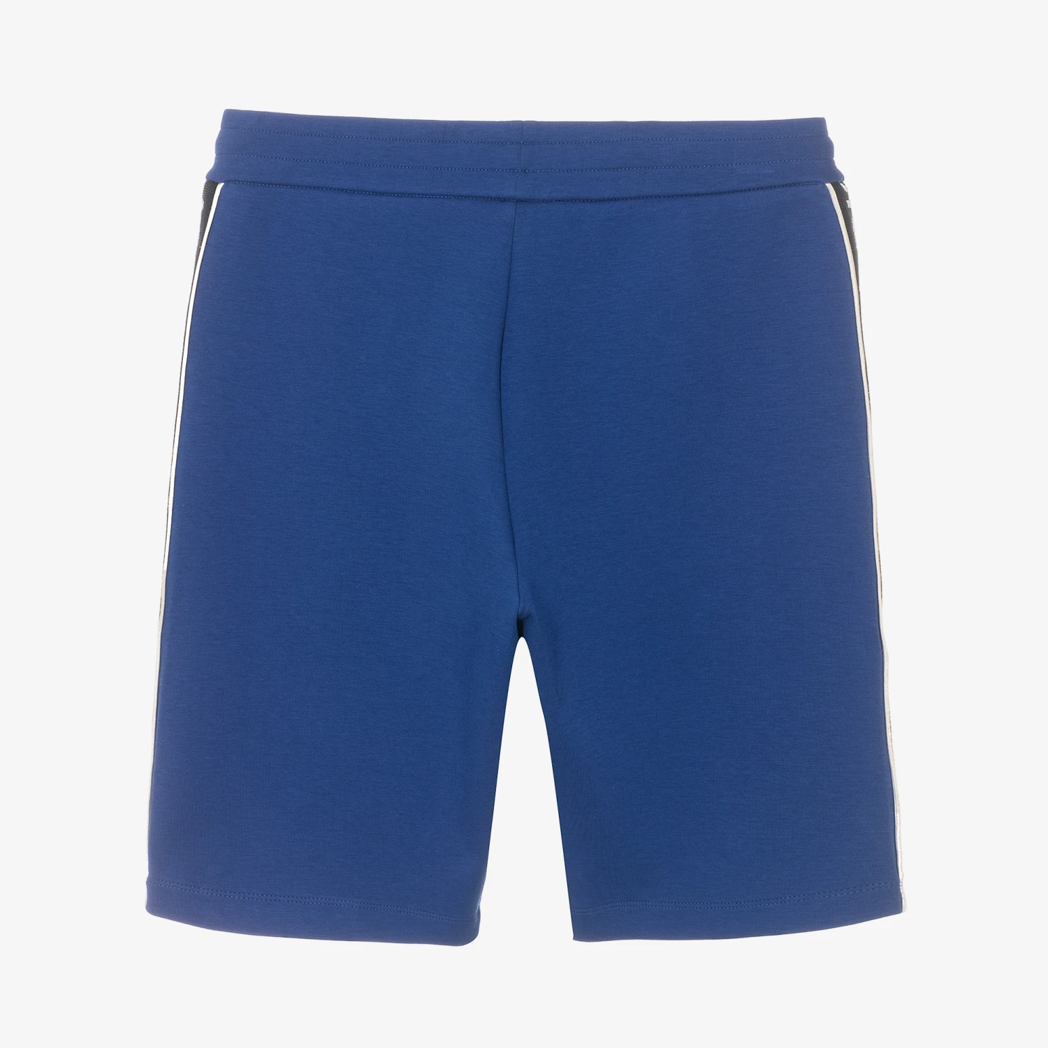 Emporio Armani Teen Boys Blue Jersey Logo Shorts 4 Emporio Armani Teen Boys Blue Jersey Logo Shorts - Image 2