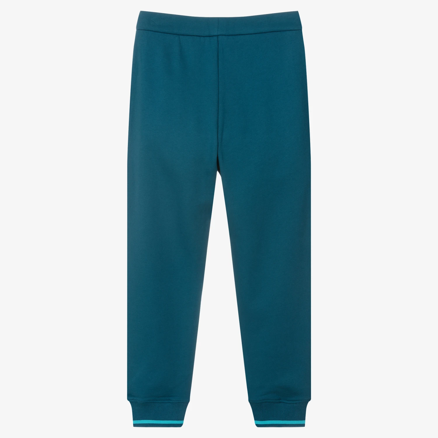 Emporio Armani Teen Boys Blue Logo Joggers 4 Emporio Armani Teen Boys Blue Logo Joggers - Image 2