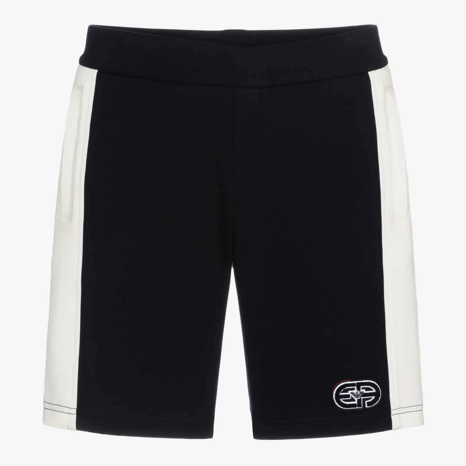 Emporio Armani Teen Boys Blue & Red Shorts 3 Emporio Armani Teen Boys Blue & Red Shorts