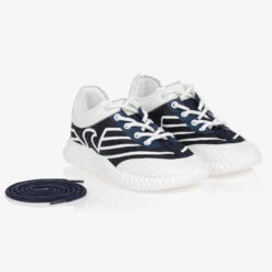 Emporio Armani Teen Boys Blue & White Lace-Up Trainers 11 Emporio Armani Teen Boys Blue & White Lace-Up Trainers -Boss Sale Store emporio armani teen boys blue white lace up trainers 508709 43f6df2d983ff6a8b605392f963a67525ecfb5cb