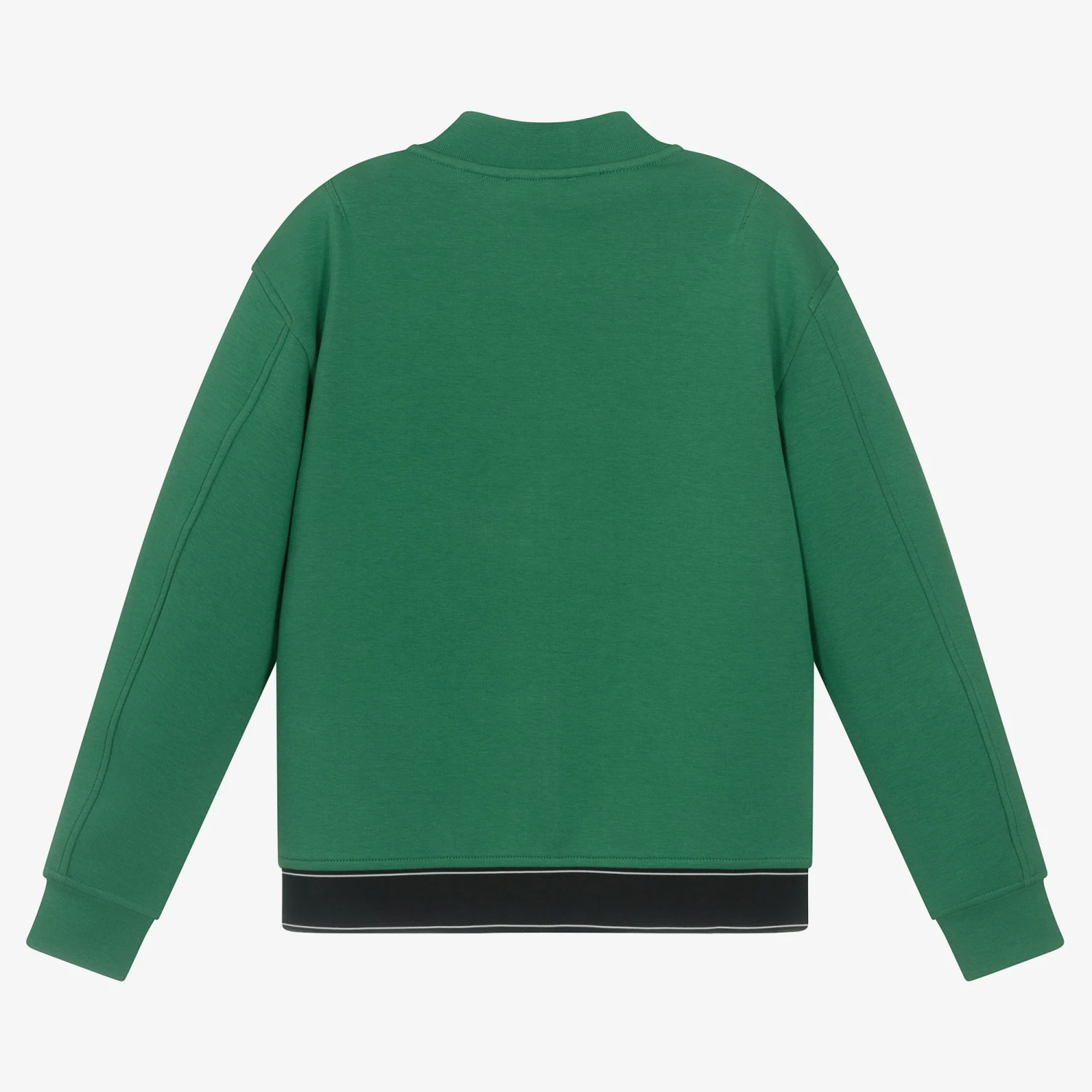 Emporio Armani Teen Boys Green Zip-Up Logo Top 5 Emporio Armani Teen Boys Green Zip-Up Logo Top - Image 3