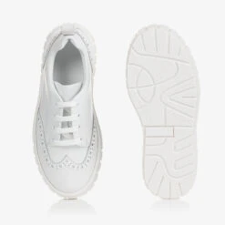 Emporio Armani Teen Boys White Brogue Trainers -Boss Sale Store emporio armani teen boys white brogue trainers 508715 8191809f4414aeb27c9b89a3abe5490efe200e0d