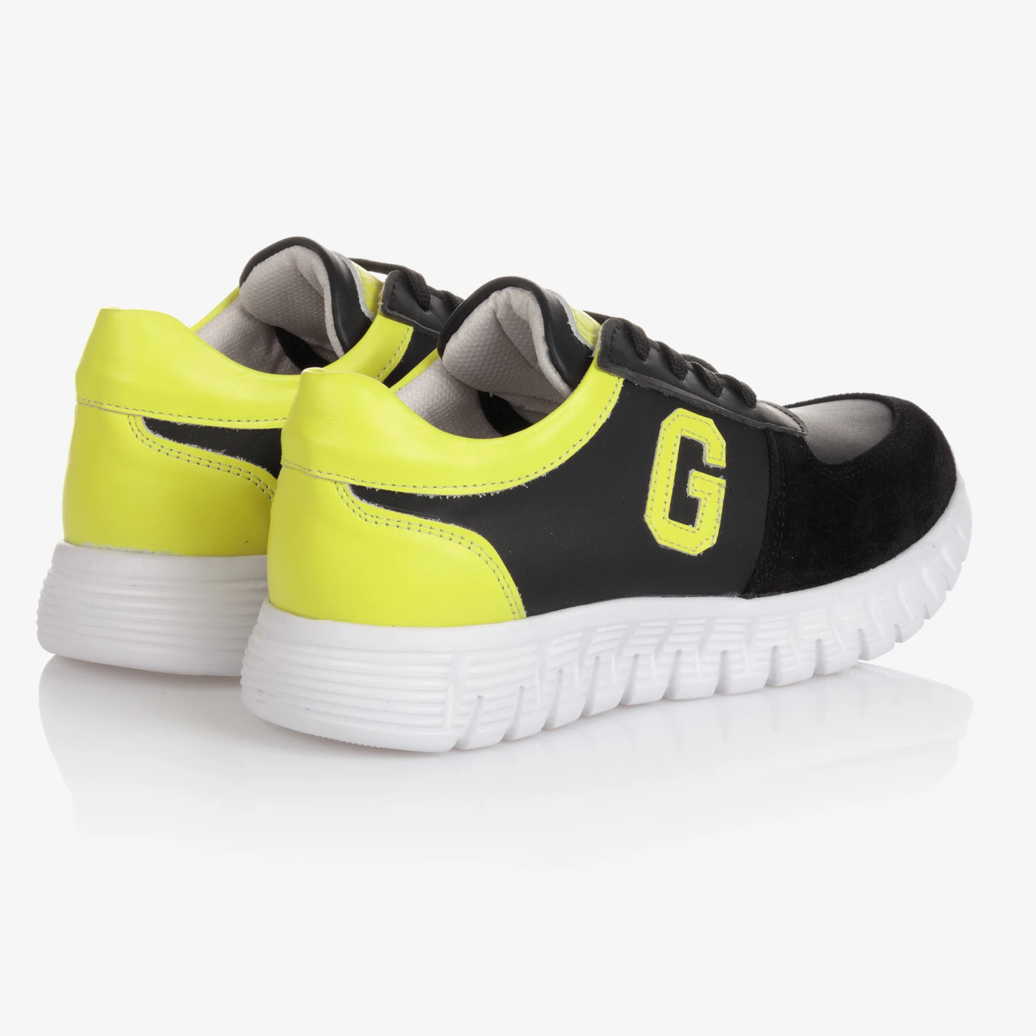 Guess Teen Black & Yellow Trainers 4 Guess Teen Black & Yellow Trainers - Image 2