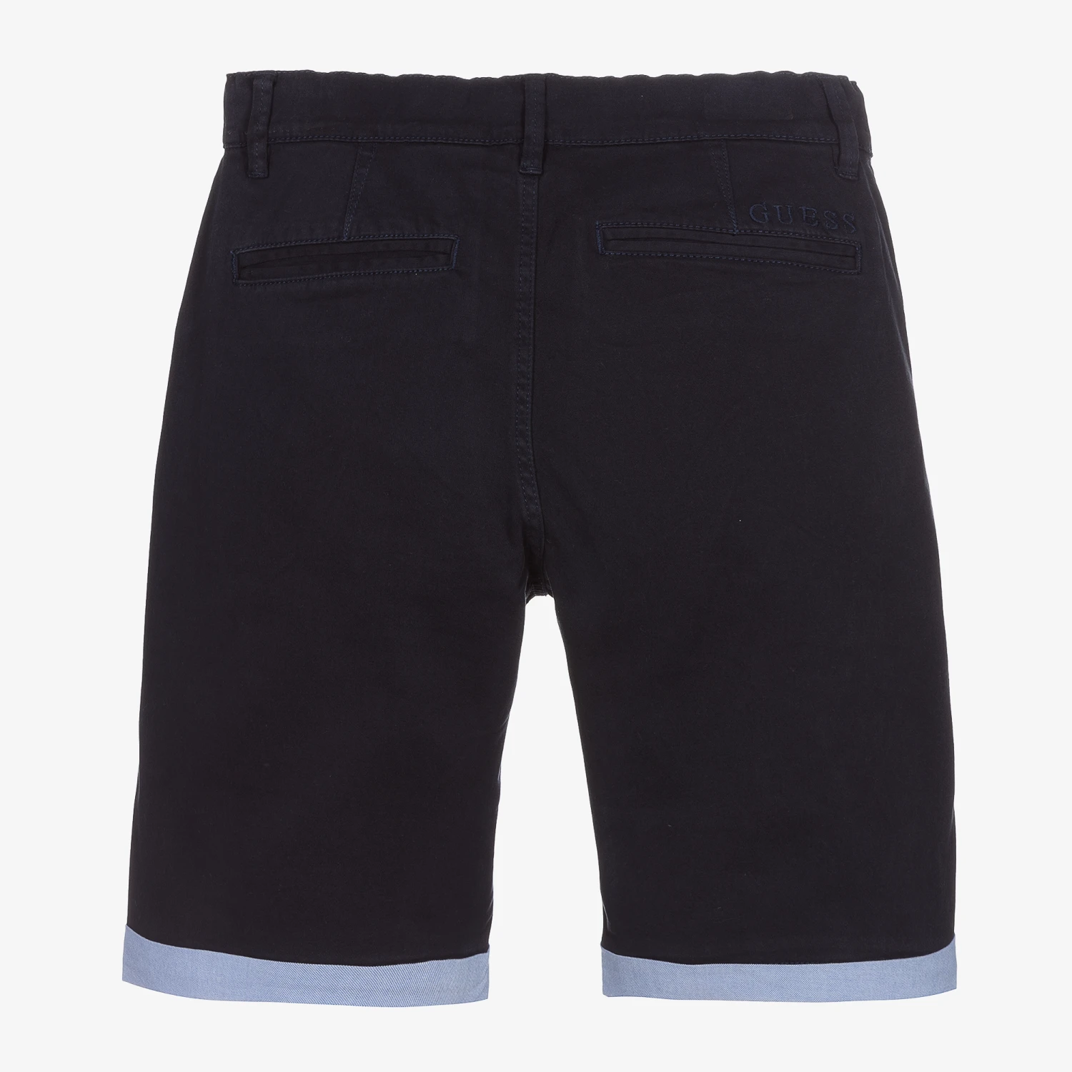 Guess Teen Boys Blue Chino Shorts 4 Guess Teen Boys Blue Chino Shorts - Image 2
