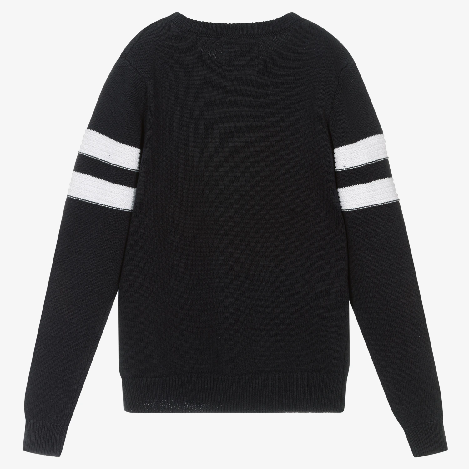 Guess Teen Boys Blue Cotton Sweater 4 Guess Teen Boys Blue Cotton Sweater - Image 2