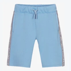 Guess Teen Boys Blue Logo Shorts