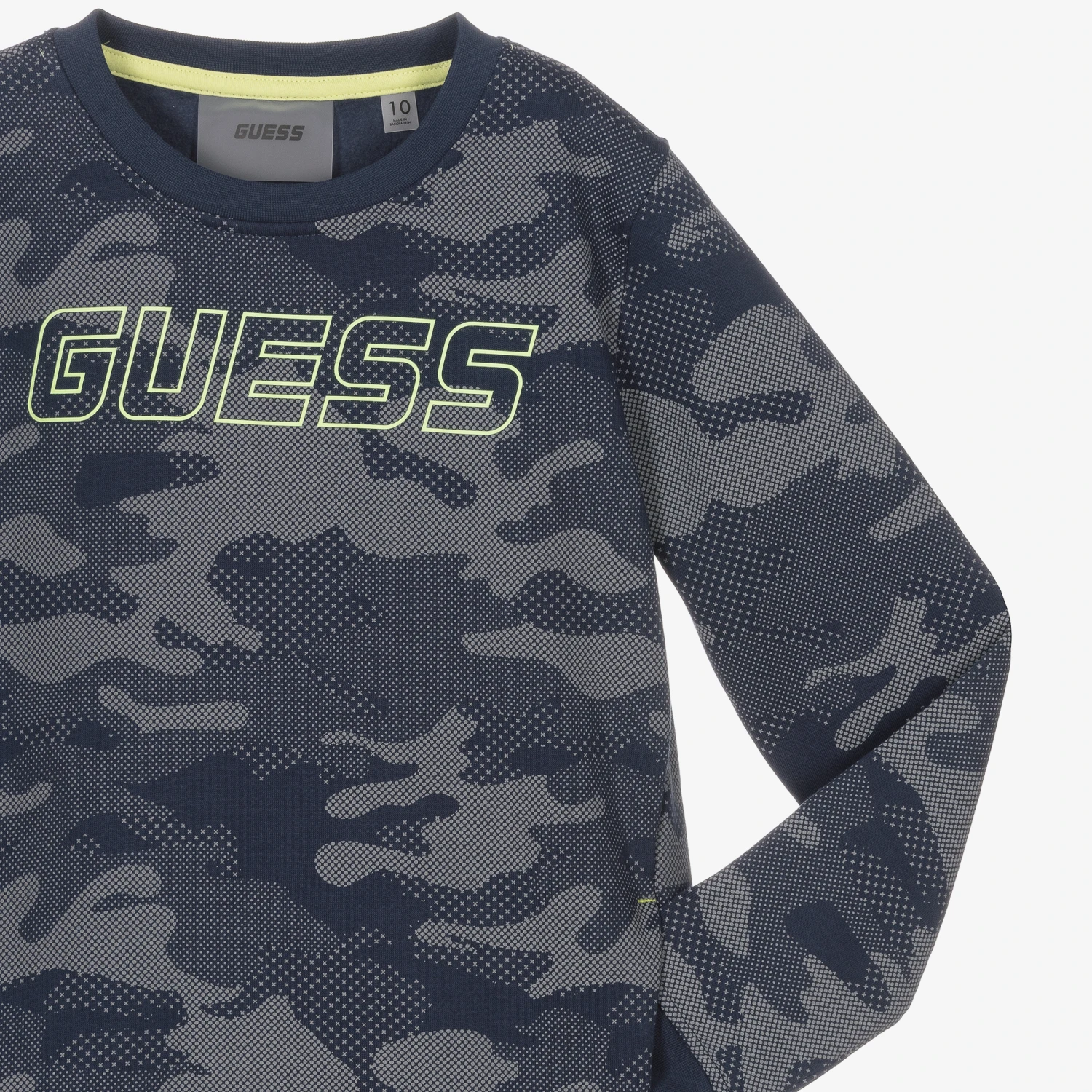 Guess Teen Boys Blue Logo Sweatshirt 5 Guess Teen Boys Blue Logo Sweatshirt - Image 3