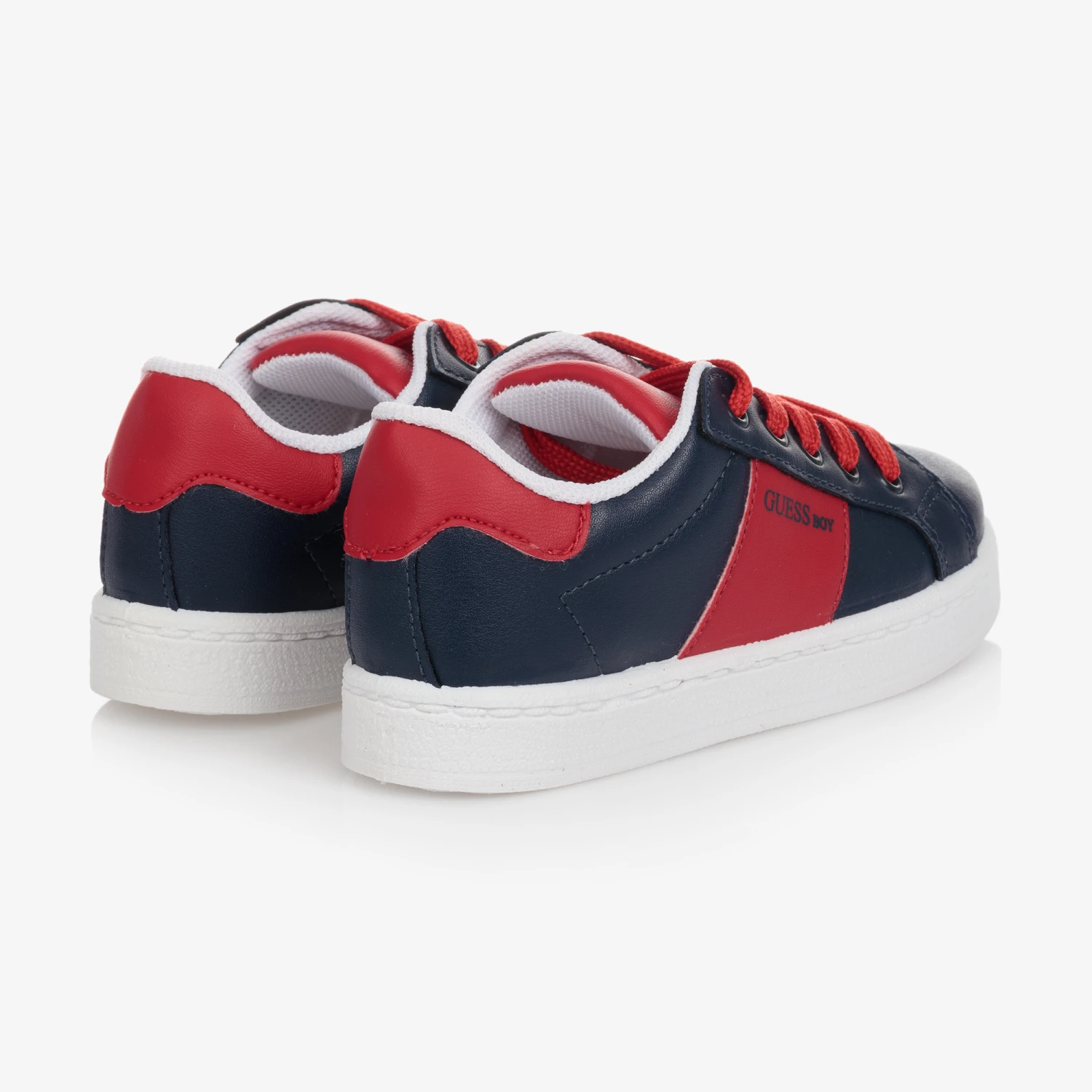 Guess Teen Boys Blue Logo Trainers 4 Guess Teen Boys Blue Logo Trainers - Image 2