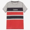 Guess Teen Boys Grey Cotton T-Shirt