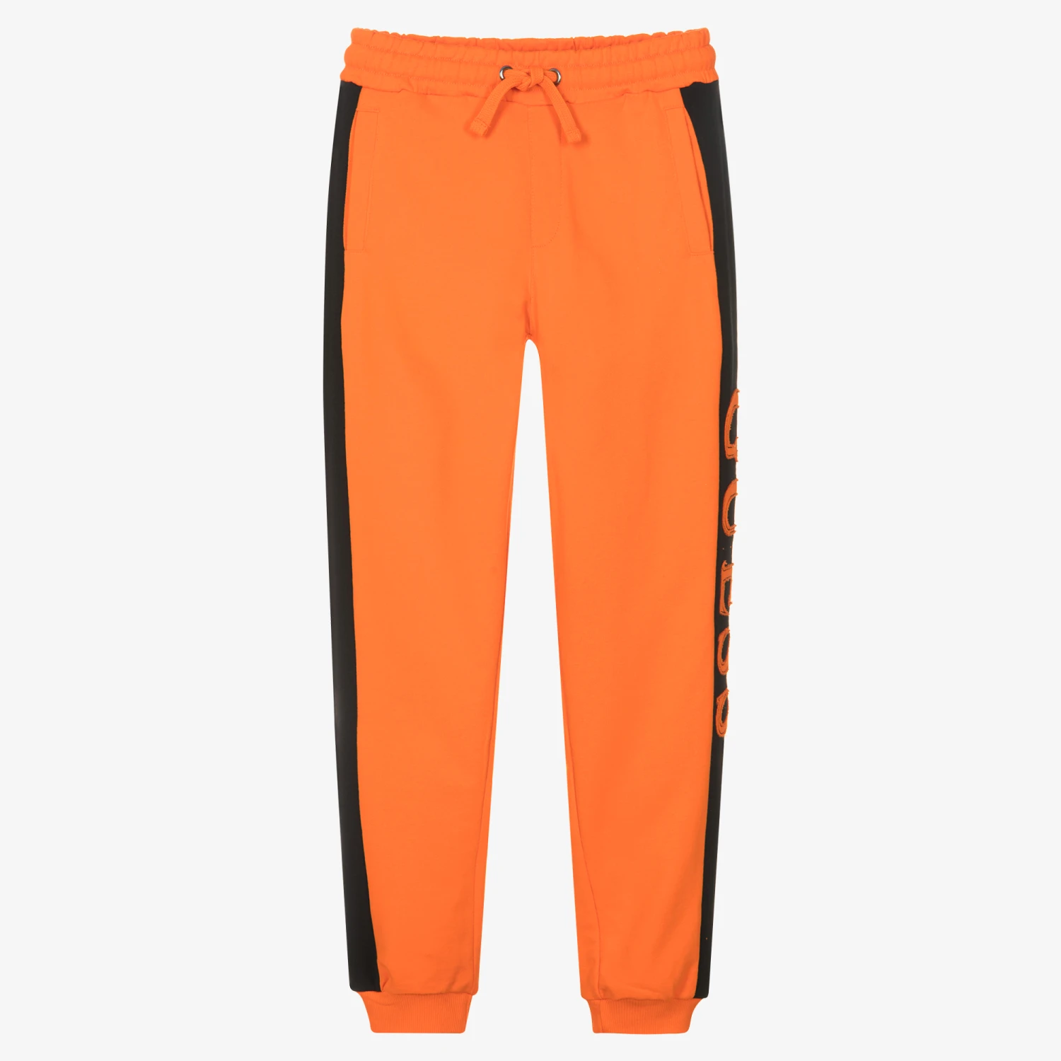 Guess Teen Boys Orange Logo Joggers 3 Guess Teen Boys Orange Logo Joggers