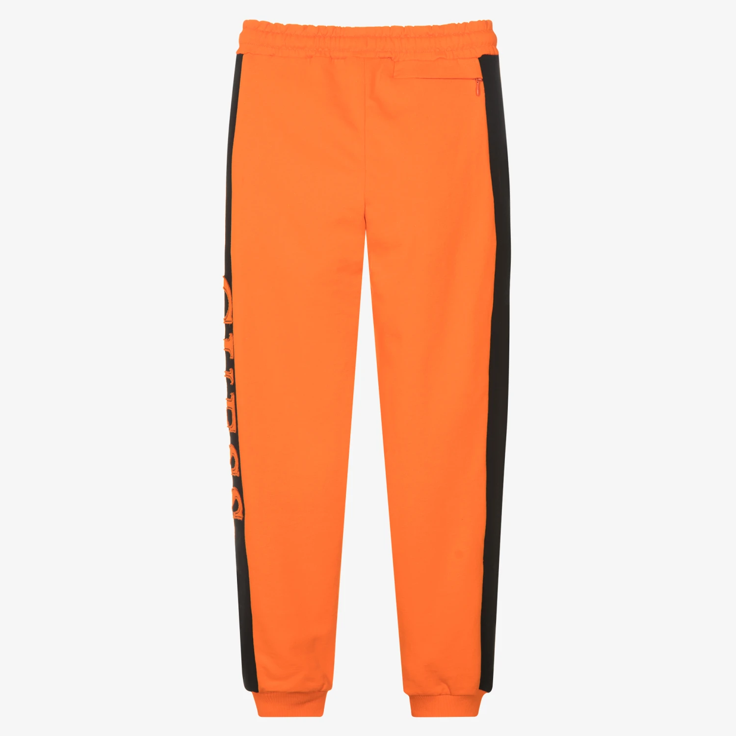 Guess Teen Boys Orange Logo Joggers 4 Guess Teen Boys Orange Logo Joggers - Image 2