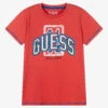 Guess Teen Boys Red Cotton Logo T-Shirt -Boss Sale Store guess teen boys red cotton logo t shirt 499052 89367c074d825881a3a27c6f2ea23941201f2a5d