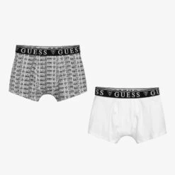 Guess Teen Logo Boxer Set (2 Pack)