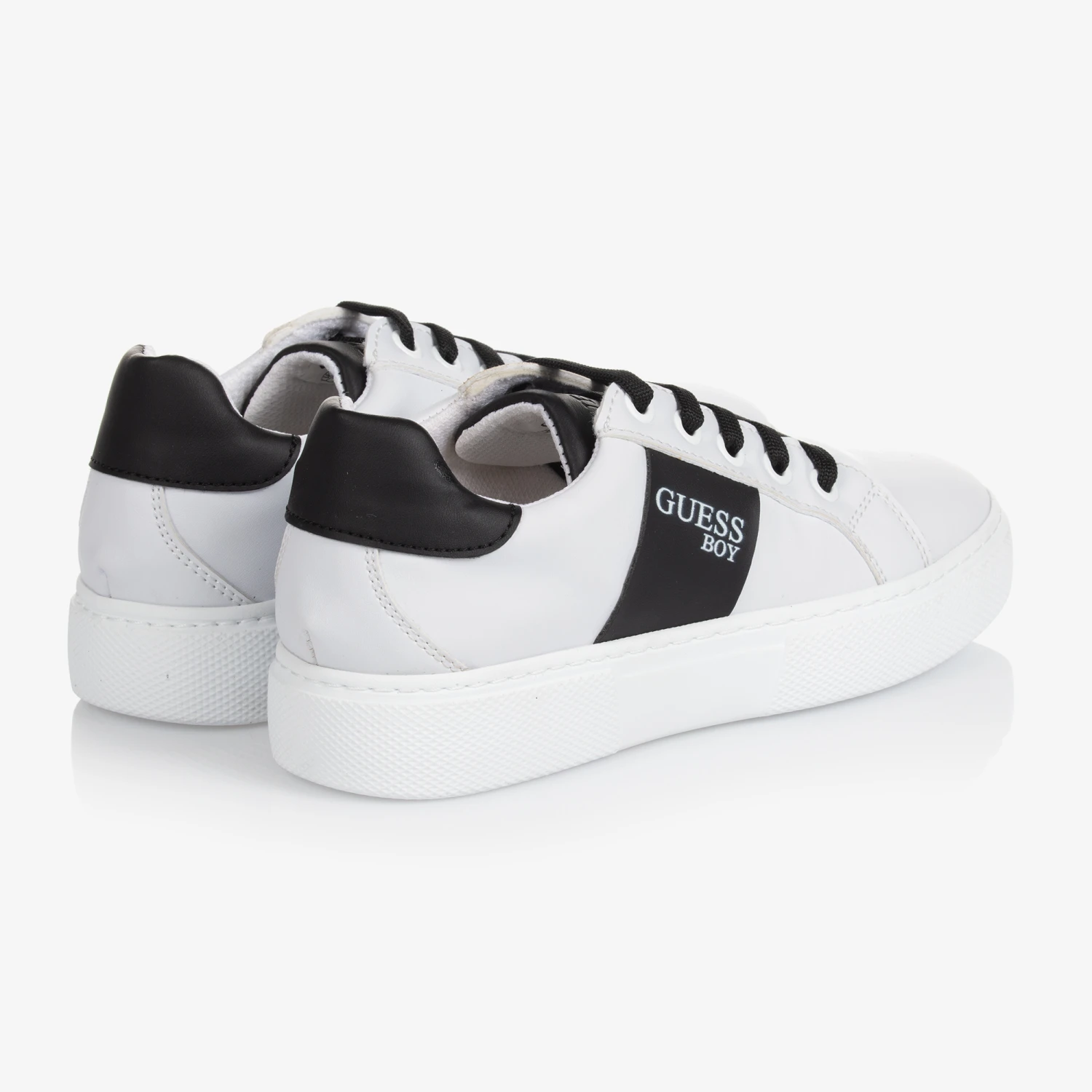 Guess Teen White Lace-Up Trainers 4 Guess Teen White Lace-Up Trainers - Image 2