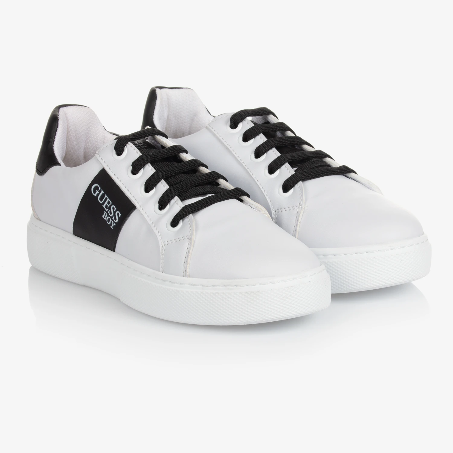 Guess Teen White Lace-Up Trainers 3 Guess Teen White Lace-Up Trainers