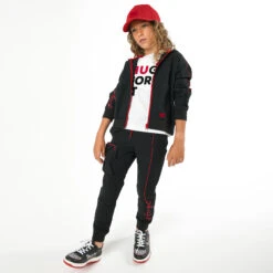 HUGO Teen Boys Black Faux Leather Logo Trainers -Boss Sale Store hugo teen boys black faux leather logo trainers 501185 88d15c658f23aa7dfd585821cfffee66ba71154e outfit