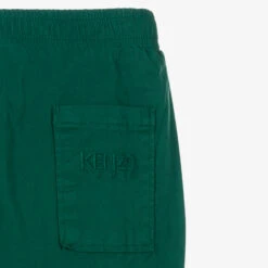 KENZO KIDS Teen Boys Green Cotton Twill Trousers 7 KENZO KIDS Teen Boys Green Cotton Twill Trousers -Boss Sale Store kenzo kids teen boys green cotton twill trousers 502144 93be718e1a1577818f2b0bda48f439aadbe11467