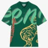 KENZO KIDS Teen Boys Green Polo Shirt -Boss Sale Store kenzo kids teen boys green polo shirt 502140 0b9a49a1b855757ce91d556e047d41fabe30a2da