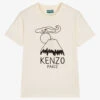 KENZO KIDS Teen Boys Ivory KOTORA T-Shirt -Boss Sale Store kenzo kids teen boys ivory kotora t shirt 502172 ae94232ef892558c24b3527d9dc8f1dbadd7be9f